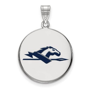 Black Bow Jewelry Sterling Silver Longwood Lancers NCAA Large Pendant - 1 of 3