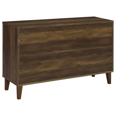 Torin Dark Pine Rustic 2-Door Wood Accent Cabinet