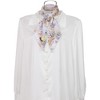 Allegra K Women's Chiffon Floral Print Square Scarves Kerchief Neck Scarf Neckerchief - 2 of 4