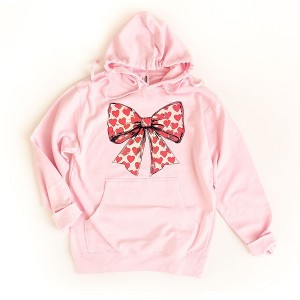 Simply Sage Market Women's Graphic Hoodie Coquette Hearts - 1 of 3