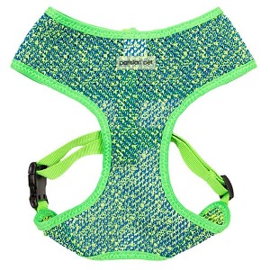 Parisian Pet 'Sport Net Harness' for Dogs & Cats – Comfortable Green & Blue Mesh Dog Harness-Saint Patrick's Day - 1 of 3