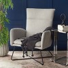 Coleman Arm Chair - ACH5106A - Light Grey - Safavieh - 2 of 4