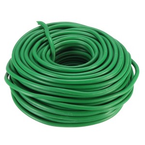 Unique Bargains PVC Metal Wire Flexible Durable Garden Plant Tie 20M / 65.6ft 0.2" Dia Green 1 Pc - 1 of 4