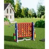 SUGIFT Giant 4 in-A-Row Connect Game Set with Carry Bag - 2 of 4