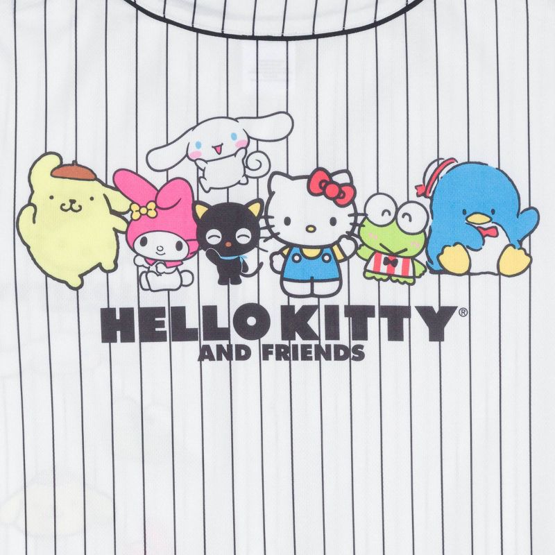 Men&#39;s Sanrio Hello Kitty Short Sleeve Jersey - White, 3 of 4