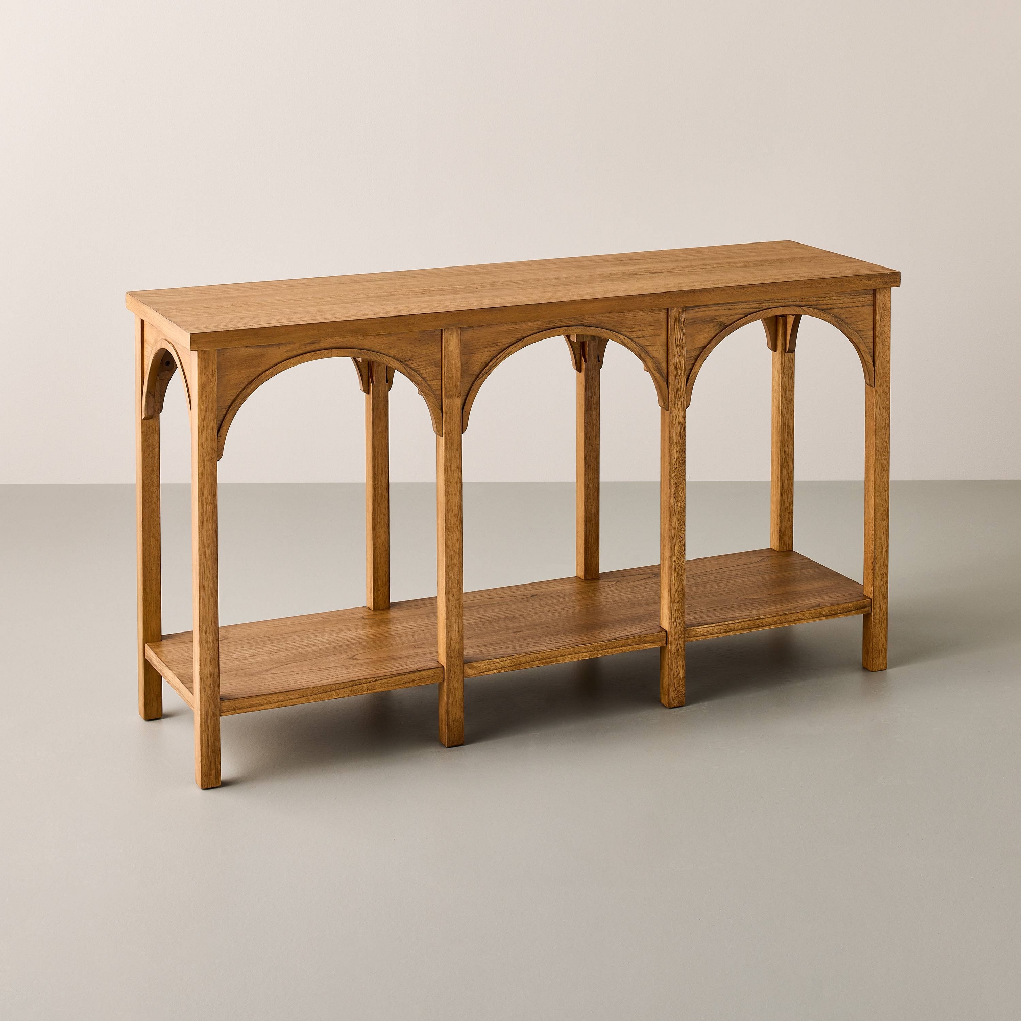 Arch Console Table Aged Oak - Hearth & Hand™ with Magnolia