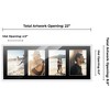 PosterPalooza | White Finish Collage Frame - Black Mat, 20 Frame Sizes to Choose From, UV Acrylic - 2 of 4