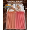 Heated Electric Throw Blanket, Waffle Electric Blanket with 6 Heat Settings & 4-Hour Auto-Off, Machine Washable, White - 3 of 4