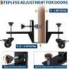 2 Piece Door Installation Kit, 300 Lbs Capacity Heavy Duty Door Dolly for 0 to 2.99 Inches Thick, Ideal for Commercial Residential Use - 3 of 4