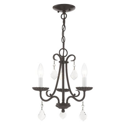 Livex Lighting Daphne 3 - Light Chandelier in  English Bronze