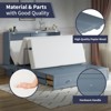 Mjkone Queen Murphy Bed Cabinet with Built-in Charging Station, Drawers, Folding Mattress for Bedroom Guest Room - 3 of 4