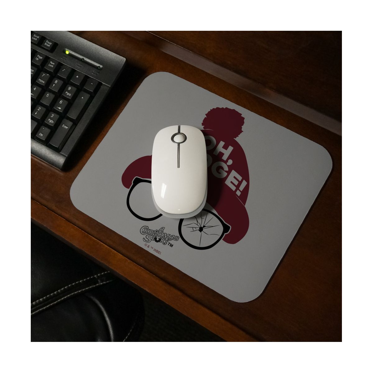 A Christmas Story Oh Fudge Low Profile Thin Mouse Pad Mousepad - thumbnail 2