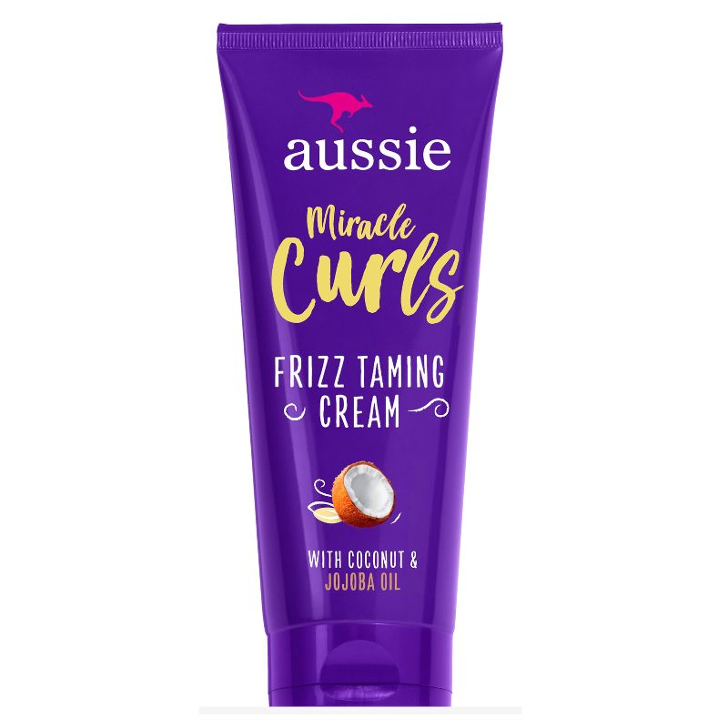 Aussie Miracle Curls Frizz Taming Curl Cream with Coconut &#38; Jojoba - 6.8oz, 1 of 13