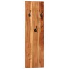 vidaXL Wall-mounted Coat Racks 2 pcs 14.2"x1.2"x43.3" Solid Acacia Wood - 2 of 4