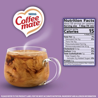 Coffee mate Zero Sugar Italian Sweet Cream Coffee Creamer - 64 fl oz