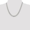 Black Bow Jewelry Mens 8.25mm Sterling Silver Solid Flat Cuban Anchor Chain Necklace - 3 of 4