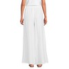 Lands' End Women's Linen High Rise Palazzo Pants - 2 of 4