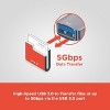 RadioShack 4 Port Hub 2 USB A 2.0 and 1 USB C 2.0 Ports and 1 USB 3.0 High Speed USB A Port 2607162 - 3 of 4