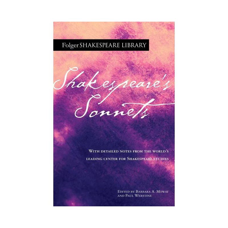 Shakespeare's Sonnets - (Folger Shakespeare Library) by  William Shakespeare (Paperback), 1 of 2