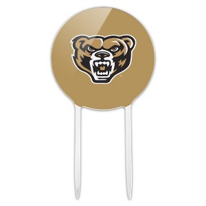 Oakland University Primary Logo Acrylic Cake Topper Party Decoration for Wedding Anniversary Birthday Graduation - 1 of 4