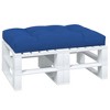vidaXL Pallet Cushion Royal Blue 47.2 in.x31.5 in.x4.7 in. Fabric - 3 of 4