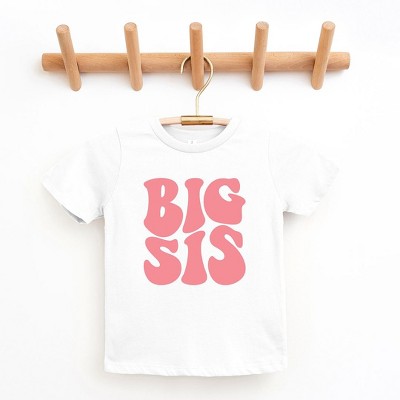 The Juniper Shop Big Sis Wavy Toddler Short Sleeve Tee