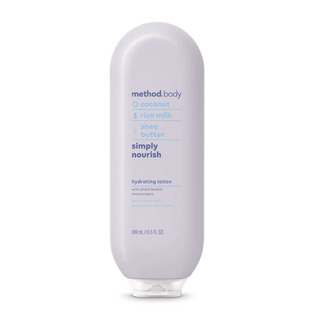 Photos - Cream / Lotion Method Simply Nourish Body Lotion Milk, Coconut & Shea - 13.5 fl oz 
