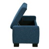 Lyngins Fabric Storage Bench, Bed Bench in Textured Fabric, Flip-Lid Ottoman with Storage, Rectangular Entryway Bench with Birch Wood Legs - 4 of 4