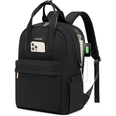 LOVEVOOK Laptop Backpack Purse for Women, 15.6 Inch Travel Laptop Bag with USB Port