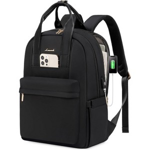LOVEVOOK Laptop Backpack Purse for Women, 15.6 Inch Travel Laptop Bag with USB Port - 1 of 3
