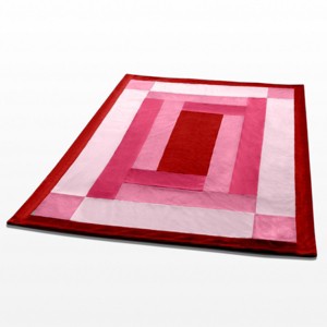 Slickblue Patchwork Design Throw Blanket, 59"x78.7", 5 Color Options, Soft Coral Fleece, Perfect for Home or Travel Use - 1 of 3