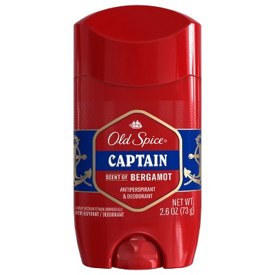 Old Spice Red Collection Captain Scent Invisible Solid Antiperspirant and Deodorant for Men, 2.6oz