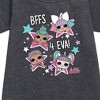 - LOL Surprise! - BFFS 4 EVA Graphic Short Sleeve Fleece Dress - 2 of 3
