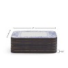 Pimpernel Brocato Coasters, Set of 6,4.25" Square - 4 of 4