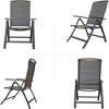 PAGED Folding Tanning Chairs Portable Lounge Chair Outdoor with Soft Cotton-Padded Seat for Camping, Beach - 4 of 4
