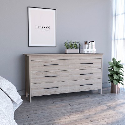 Bella Depot 6-Drawer Double Dresser