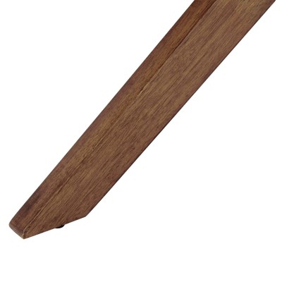 Crossroads 47" Round Walnut Grain Pedestal Dining Table