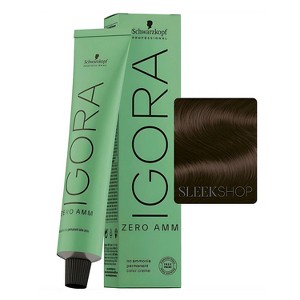 Schwarzkopf Professional Igora Zero AMM Ammonia-Free Permanent Color Creme - Hair Dye Haircolor - 1 of 3