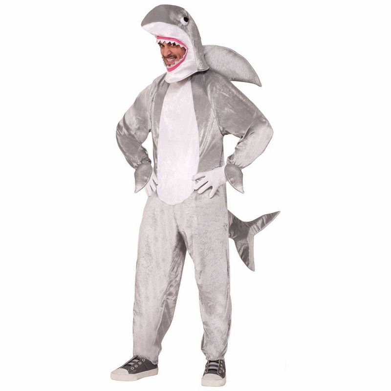 Shark Mascot Adult Costume Standard, 1 of 2