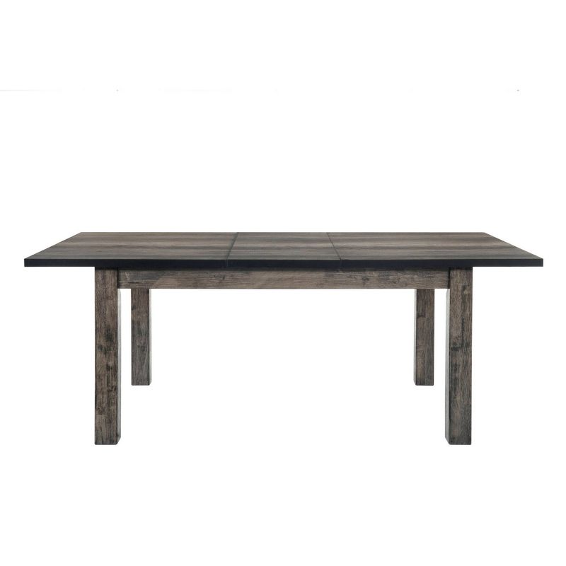 6pc Grayson Extendable Dining Table with Padded Seats Gray Oak - Picket House Furnishings, 3 of 17
