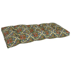 Blazing Needles, 42-inch by 19-inch Polyester Outdoor Tufted Loveseat Cushion - 1 of 2