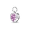 Girls' CZ Birthstone Heart Sterling Silver Charms - In Season Jewelry - 2 of 4