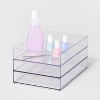 Plastic Organizer Tray Clear - Brightroom™ - 4 of 4