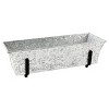 24" Steel Handrail Flowerbox Bracket Kit Black - ACHLA Designs: Deck Railing Planter Holders - 2 of 3