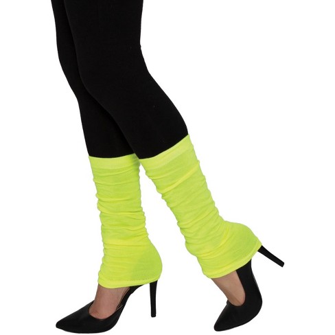 Forum Novelties Women s Leg Warmers Neon Green Standard