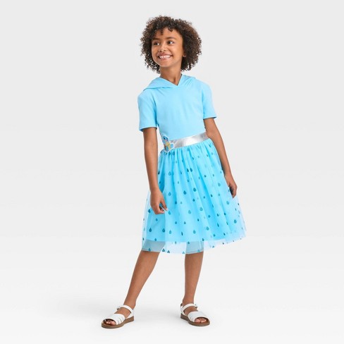 Girls' Pokemon Squirtle Dress - Blue Xl Plus : Target