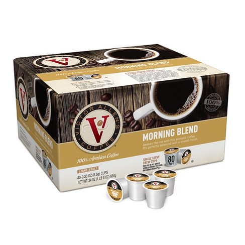 Victor Allen's Coffee Morning Blend Single Serve Coffee Pods, 80 Ct ...