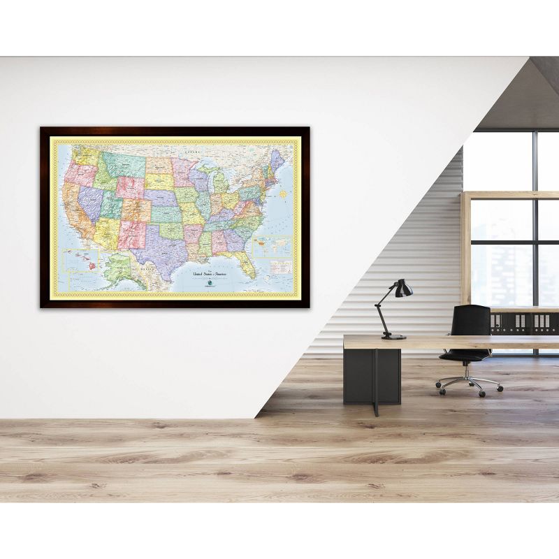 Home Magnetics US Map - XL Blue, 2 of 5