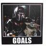 Silver Buffalo Star Wars The Mandalorian Goals 6 x 6 Inch Wood Box Sign - image 2 of 4