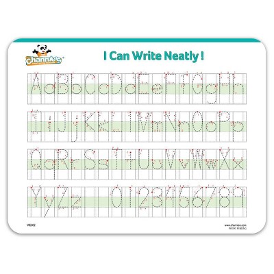 Neat Alphabet & Numbers Hard White Board - Channie's